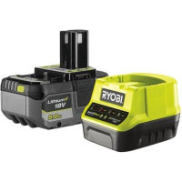 Ryobi Набір акумулятор + зарядний пристрій ONE+ RC18120-150X, 18В, 5.0Ач, Lithium+