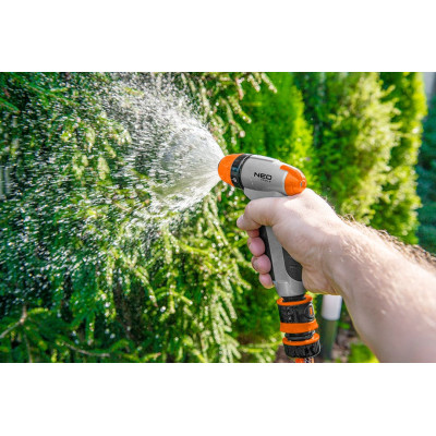 Neo Tools Зрошувач ручний, пістолетний, 3 функції, блокування Neo Tools Зрошувач ручний, пістолетний, 3 функції, блокування
