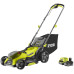 Газонокосарка акумуляторна Ryobi ONE+ HP RY18LMX33A-150 18В акб 1х5А·год 33см 30л 25-90мм 9.3кг