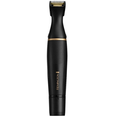 Тример Remington T-Series, для бороди, вусів, окантовки, брови, носа та вух, ААх1, вібраційний мотор, насадок-4, сталь, чорний Тример Remington T-Series, для бороди, вусів, окантовки, брови, носа та вух, ААх1, вібраційний мотор, насадок-4, сталь, чорний