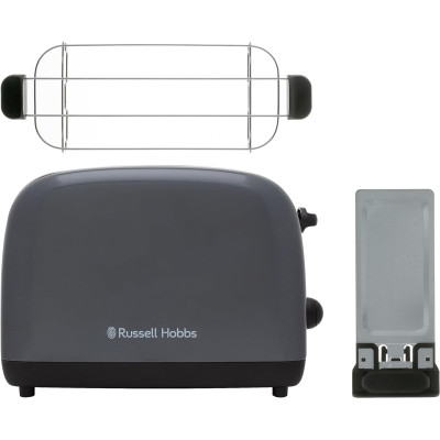 Russell Hobbs Тостер Colours Plus, 1600Вт, нержав., підігрів,разморозка, сірий