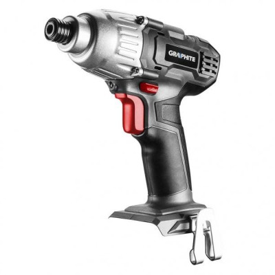 Винтоверт ударный аккумуляторный GRAPHITE Energy + 18В 0-2200об/мин 180Нм 1/4" 1.2кг без АКБ и ЗП 58G012