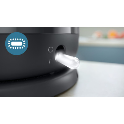 Електрочайник Philips Series 1000, 1,7л., Strix, пластик, мат, чорний Електрочайник Philips Series 1000, 1,7л., Strix, пластик, мат, чорний