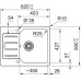 Мийка кухонна Franke City, фраграніт, прямокутник, з крилом, 620х500х190мм, чаша - 1, врізна, оборотна, UCG 611-62, онікс Мийка кухонна Franke City, фраграніт, прямокутник, з крилом, 620х500х190мм, чаша - 1, врізна, оборотна, UCG 611-62, онікс