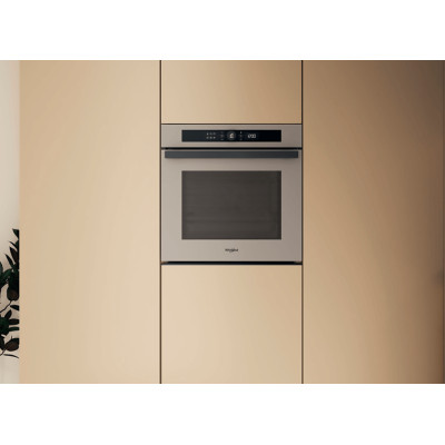 Духова шафа Whirlpool електрична, 73л, A+, дисплей, конвекція, телескопічні напрямні, бежевий