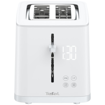 Тостер Tefal Sense 850Вт, LED дисплей, метал/пластик, білий