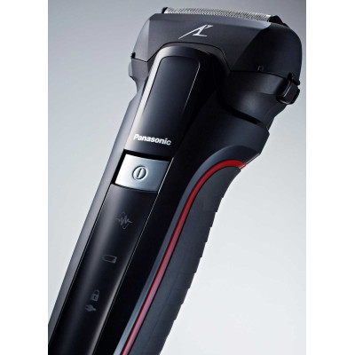 Бритва електр. Panasonic сіткова, 13000 об/хв,  бритв.головок-3, Li-Ion, сух.+волог., тример, 2 насад.,док-станц. , чорний