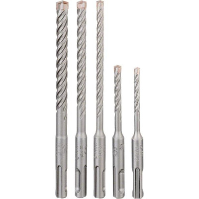 Набір бурів по бетону Bosch Professional SDS-Plus, 5-10мм, кейс 5шт