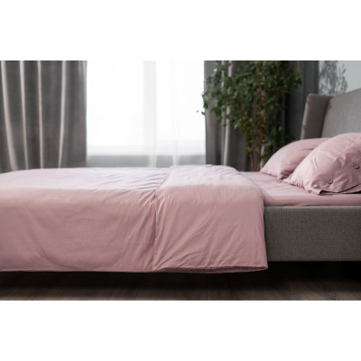 КПБ 1.5сп ARDESTO Mix&Match, підковдра 160х220см, простирадло 180х240см, наволочки (2) 50х70см, 100% бавовна, сатин, рожевий світлий КПБ 1.5сп ARDESTO Mix&Match, підковдра 160х220см, простирадло 180х240см, наволочки (2) 50х70см, 100% бавовна, сатин, рожевий світлий