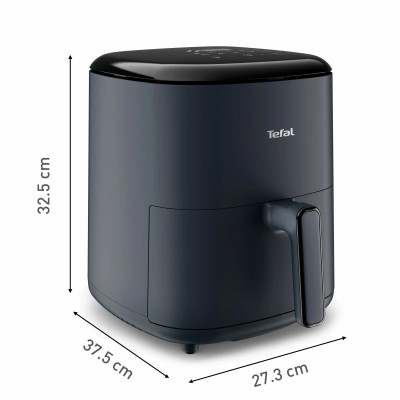 Мультипіч Tefal Easy Fry Max, 1500Вт, чаша-5л, сенсорне керув., 10 програм, пластик, чорний