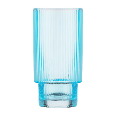ARDESTO Набір склянок низьких 380мл, 2шт, скло, блакитний ARDESTO Набір склянок низьких 380мл, 2шт, скло, блакитний