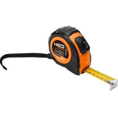 Рулетка Neo Tools, 7.5мx25мм, з фіксатором змотування Рулетка Neo Tools, 7.5мx25мм, з фіксатором змотування