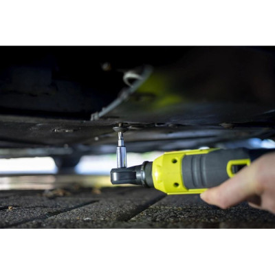 Тріскачка акумуляторна Ryobi ONE+ R18RW2-0 18В 1/4" 60Нм 280об·хв 4 положення головки 1кг (без АКБ та ЗП)