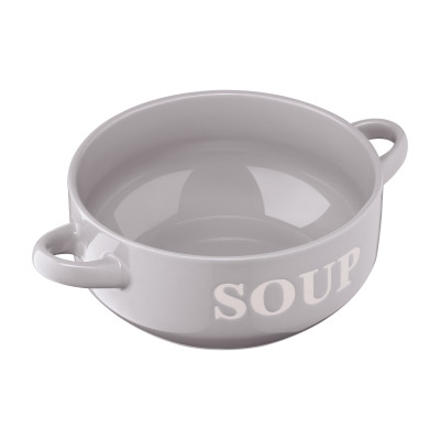 Бульонница Ardesto Cream, 700мл, керамика, серый