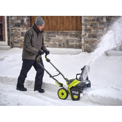 Снегоуборочная машина аккумуляторная Ryobi RY36STX45A-140 36В MAX POWER акб 1х4Ач ширина 45см бесщеточный двигатель выброс до 8м высота до 25см 21кг (5133005724)