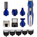 Набір для стрижки Remington All in one kit, для бороди, вусів, голови і тіла, мережа+акум., насадок-11, титан.напил., синьо-сріблястий