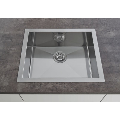 Мийка кухонна Grohe K700, нерж.сталь, квадрат., без крила, 464x464x200мм, чаша - 1, уніврсальна, матова нержавіюча сталь