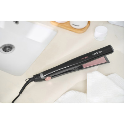 Випрямляч ARDESTO Pink Touch, 32Вт, 110-200C, кераміка, сірий+рожевий Випрямляч ARDESTO Pink Touch, 32Вт, 110-200C, кераміка, сірий+рожевий