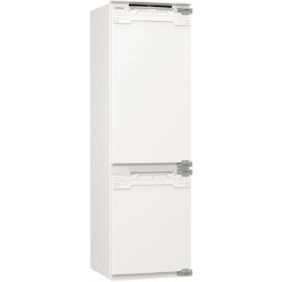 Холодильник Gorenje вбудований з нижн. мороз., 177x69x55см, 2 двері,252(76)л, А+, NF+, Зона св-ті, Диспл, Wi-Fi, Біли