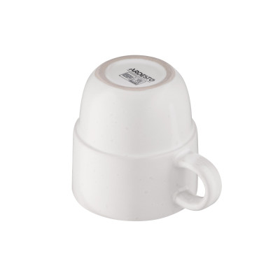 ARDESTO Чашка Trento, 390 мл , біла, кераміка ARDESTO Чашка Trento, 390 мл , біла, кераміка