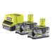 Комплект аккумулятора и зарядного устройства Ryobi ONE+ RC18120-250 18В 2х5А·ч ЗП 2А