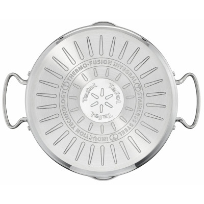 Tefal Каструля DUETTO+, 1.5л, з кришкою, нержавюча сталь, скло