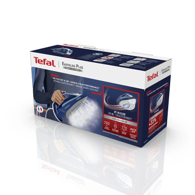 Tefal Праска Easygliss Plus, 2500Вт, 270мл, паровий удар -220гр, постійна пара - 45гр, керам. підошва, синій Tefal Праска Easygliss Plus, 2500Вт, 270мл, паровий удар -220гр, постійна пара - 45гр, керам. підошва, синій