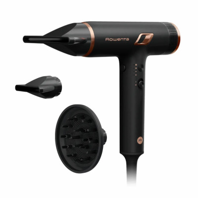 Фен Rowenta T-Shape Maestria Nano, 1700Вт, 3 режими, дифузор, іоніз-я, хол. обдув, чорний Фен Rowenta T-Shape Maestria Nano, 1700Вт, 3 режими, дифузор, іоніз-я, хол. обдув, чорний