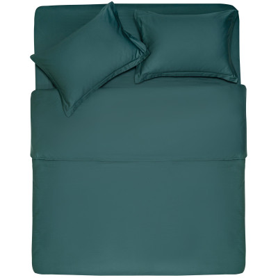 Простирадло на резинці ARDESTO Mix&Match Premium, 160х200+30см, 100% бавовна, сатин, зелений