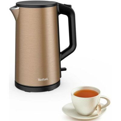 Tefal Електрочайник Double Layer SS 1.5л, з подвійними стінками, мідний