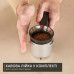 Кавоварка Krups ріжкова Virtuoso+ Tamping System 1л, мелена, ручний капучинатор, 15 бар, сірий