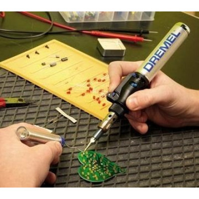 Паяльник газовий Dremel Versatip 2000-6 VersaTip 1200°C паливо 17мл п'єзо 6 насадок 0.95кг Паяльник газовий Dremel Versatip 2000-6 VersaTip 1200°C паливо 17мл п'єзо 6 насадок 0.95кг