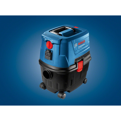 Пылесос профессиональный Bosch Professional GAS 15 PS, 1100Вт, 220мБар, контейнер 15л, 8кг