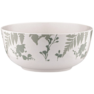 Салатник ARDESTO Capri, 510мл, 13.8см, порцеляна, біло-зелений