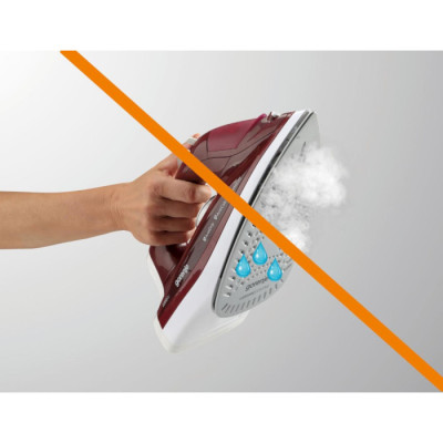 Праска Gorenje безпровідна , 2200Вт, 270мл, паровий удар -25гр, постійна пара - 210гр, база для заряджання, автовимкнення, керам. підошва, бордовий