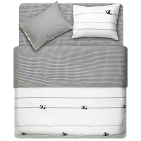 КПБ 1,5сп ARDESTO Gloria, підковдра 160х220см, простирадло 160х220см, наволочки (2) 50х70см, 100% бавовна, сатин, панди, клітинка