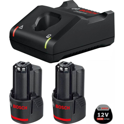 Набір акумулятора та зарядного пристрою Bosch Professional GBA 12В 2х3.0А·год ЗП GAL 12V-40