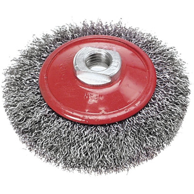 Verto Щітка дискова, рифлений дріт, 100мм, різьблення M14