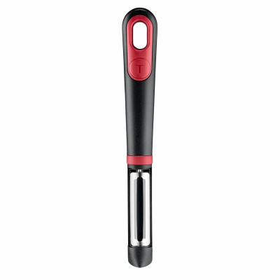 Овочечистка Tefal Ingenio+, нержавіюча сталь, пластик, червоно-чорний