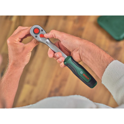 Ключ-трещотка Bosch, 1/2", 72 зубца