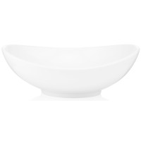 Салатник Ardesto, 21см, фарфор, белый (AR3721)
