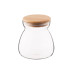 ARDESTO Банка для зберігання Fresh Hourglass 700 мл, скло, бамбук