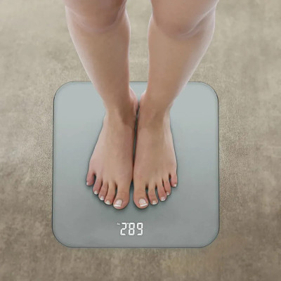 Ваги Tefal підлогові Classic, 180кг, AAAx3 в комплекті, скло, сірий Ваги Tefal підлогові Classic, 180кг, AAAx3 в комплекті, скло, сірий