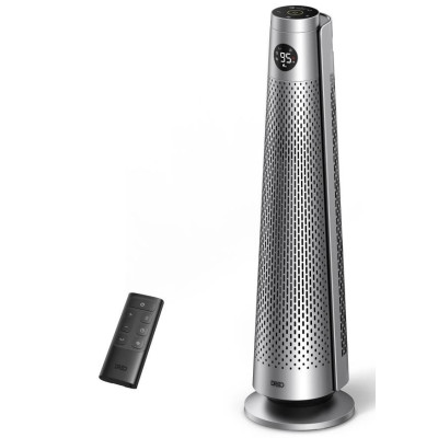 Тепловентилятор Dreo, 25м2, 2000Вт, електронне управління, керамічний нагрівальний елемент, пульт ДУ, 8 швидкісті , срібний Тепловентилятор Dreo, 25м2, 2000Вт, електронне управління, керамічний нагрівальний елемент, пульт ДУ, 8 швидкісті , срібний