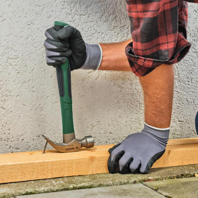 Молоток слюсарний Bosch 450г 33см руків'я скловолокно Молоток слюсарний Bosch 450г 33см руків'я скловолокно