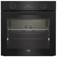 Духова шафа Beko електрична, 72л, A, дисплей, конвекція, телескопічні направляючі, чорний