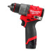 Шурупокрут-дриль акумуляторний Milwaukee M12 FDD2-202X 12В 2х2А·год 37Нм 0-1550об/хв ЗП C12 С кейс 1.1кг