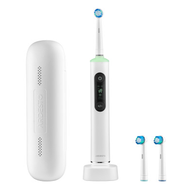 Щітка зубна електр. ARDESTO, ETB-ID114W, 10т. колив/хв, насадок-3, з дісплеєм, IPX7, білий