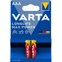 Батарейка Varta Longlife Max Power лужна AAA  блістер, 2 шт