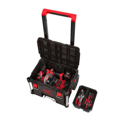 Модульна система для інструменту Milwaukee Packout, на коліщатках, 3 ящики модуля, 47х56х100см